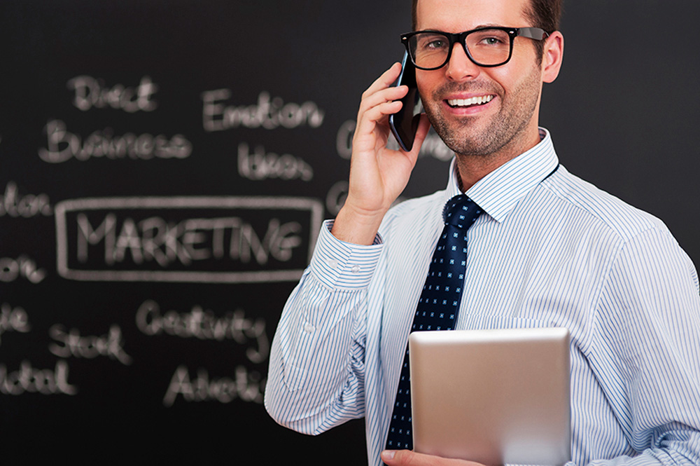 raining-instructor-talking-phone